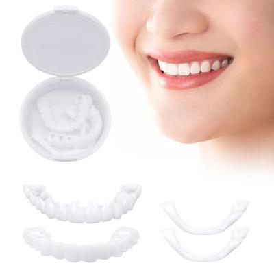 China For Home Use Veneers Whitening Set Dentures 3D Silicone Whitening Strips Beauty Teeth Tool Teeth Cover Orthodontic Brace for sale