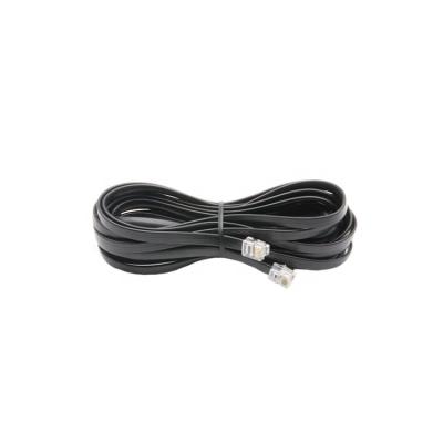 China Telecom RJ12 6p6c high-speed internet modem cable telephone cord 6 wire black rj12 telephone cable for sale