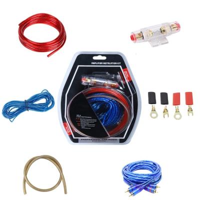 China 10 A.W.G. Cable Amplifier Audio Subwoofer car low noise speakerphone install kit ofc amp wiring kit amp ofc diy for sale