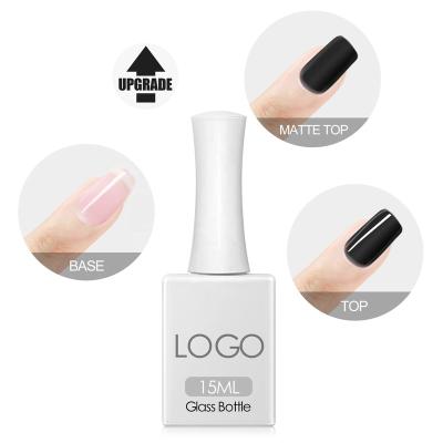 China Long Stay OEM Private Label Soak Off UV Gel Nail Polish Top Coat High Gloss Quick Dry High Gloss Shine No Wipe for sale