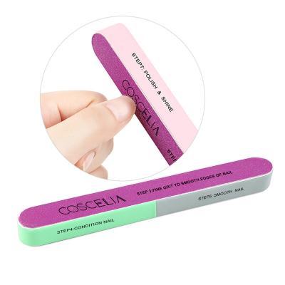 China COSCELIA Professional Nail Buffing 6 Sides Nail Buffing Pad For Nail Art Beauty Double-Sided Reusable Eva Nail Folder Manicure Pedicure for sale