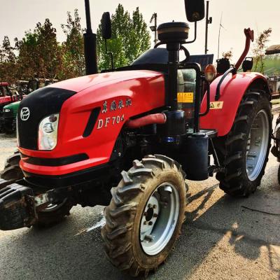 China Red DF704 70HP China Farms Agricultural Machinery Cheap Farm Tractor For Sale Second Hand Tractor Used Tractors for sale