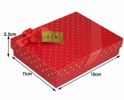 China Regular Square Cardboard Packaging Paper Gift Box For Jewelry for sale