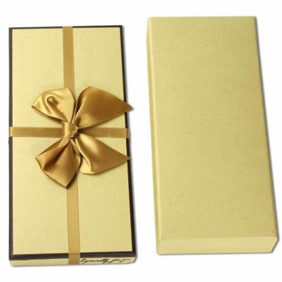 China Earring And Necklace Butterfly Gift Box  , Glossy Golden Cardboard Packaging Box for sale