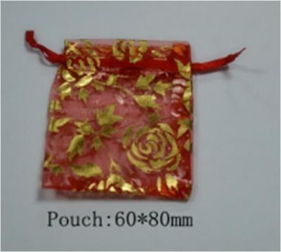 China Organza Fabric Custom Jewelry Gift Bags Pouch For Bracelets / Ring / Necklaces for sale