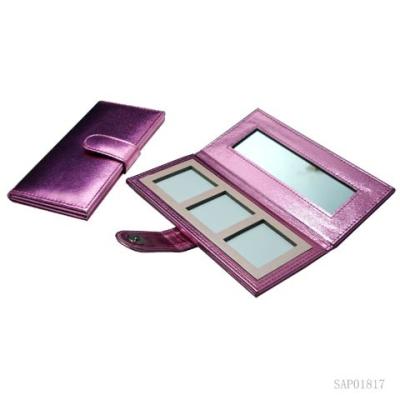 Chine Miroir se pliant rose de maquillage, miroir personnalisé fait main de sac à main à vendre