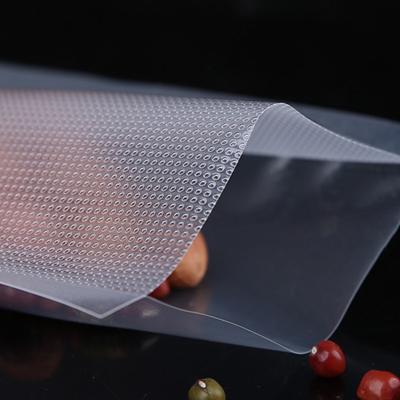 China Household in stock one side clear side embossed plastic vacuum bags for frozen food, dry meats, seafood for sale