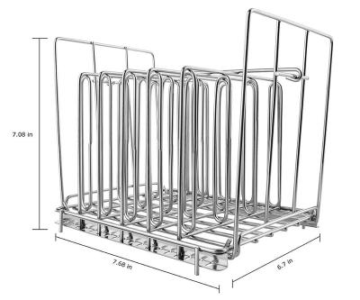 China Hot Selling Stainless Steel Vacuum Rack O Slot Slot Divider for sale