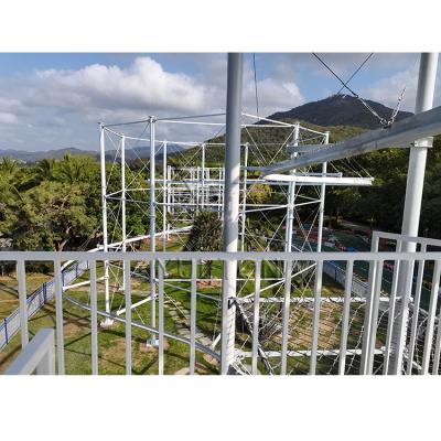 China China Supplier ALLOY Outdoor Playground Roller Coaster Adventure Zip Line Equipment For Sale for sale