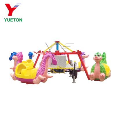 China Amusement Park Kids Amusement Equipment Portable Trailer Dinosaur Spinning Rides For Kids for sale