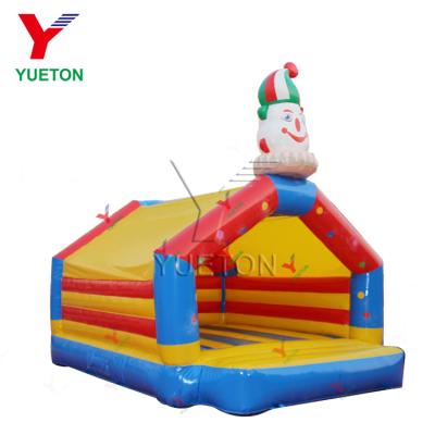 China Outdoor Playground Commercial Inflatable Clown Bouncer Jumping Castle with Slide for Kids Outdoor Game for sale