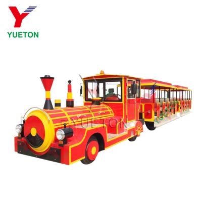 China Manufacture Tourist Trackless Supplier Outdoor 42 Seats Amusement Park Road Train Mall/Mall Children And Adult Sightseeing Train for sale