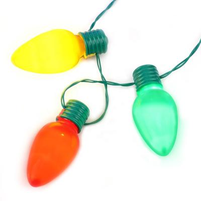 China Picosecond LED Xmas Christmas Necklace Light Bulb For Holiday Party Favors 9 LED Bulbs for sale