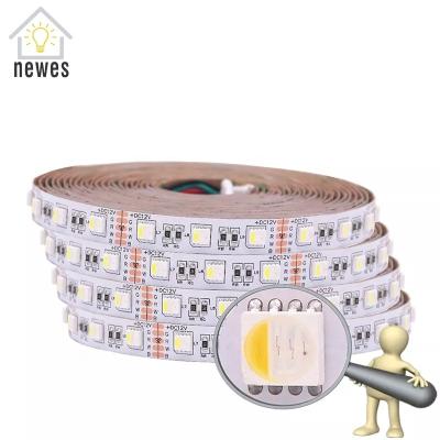 China Desktop 60leds/m 5m Per Roll SMD 5050 4 In 1 RGBW 12v Flexible Led Strip for sale