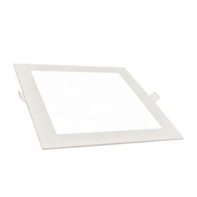 China Desktop Squares 8 Inch Ultra-thin Recessed Panel Light 24W 6000K White LED Daylight Non-Dimmable Low Profile Square Ceiling Light for sale