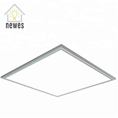 China 600x600 mm Led Panel Light 2x4 ft LED White Flat Panel Troffer Light 50W 5000K Recessed Fixture Edge-Bed Drop Ceiling Light Configuration 5250lm For Office for sale