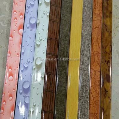 China Glossy Furniture High Edge Woograin PVC U Clips For Furniture for sale