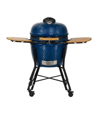 China Top-Notch 24 Zoll Keramik Grill Kamado mit Kochfläche aus Gusseisen zu verkaufen