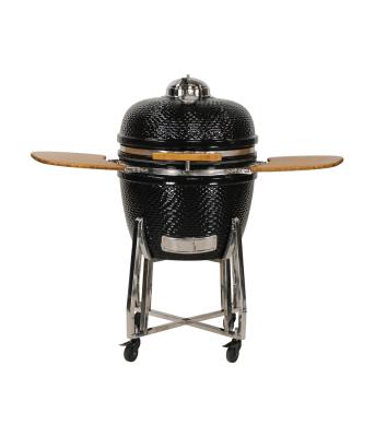 Cina Cast Iron 24 Inch Charcoal Kamado Grill With Temperature Range Of 200-700°F in vendita