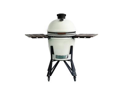 China Blauw wit glazuur Houtskool Kamado Grill 21,5 inch 57 * 65cm Te koop