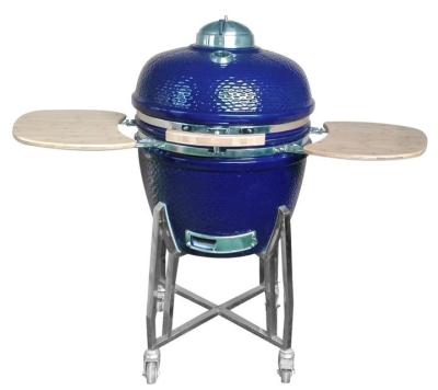 China 61cm Blauwe Houtskool van het de Grillbamboe van 24 Duimkamado de Planken en het Handvat Te koop