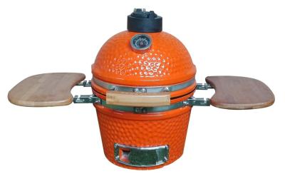 Chine Gril en céramique de Kamado de petit de SES BARBECUE orange de charbon de bois à vendre