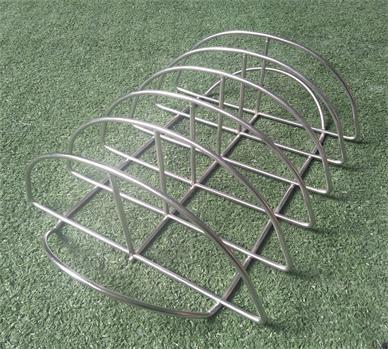 China 38x21.5x11cm de Toebehoren van de BARBECUEgrill, 304 Roestvrij staalroker Rib Rack Te koop