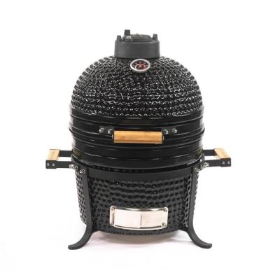 China Küchengeschirr-Holzkohle GRILL Schwarzes 15 Zoll Kamado-Grill zu verkaufen