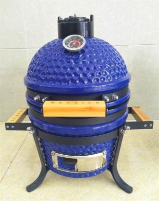 Chine Vaisselle de cuisine bleue de charbon de bois BARBECUE en céramique de GV de 12,5 pouces petit à vendre