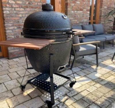 China De zwarte Ceramische Grill van de 27 Duimhoutskool, SGS Kamado Houtskoolgrill Te koop