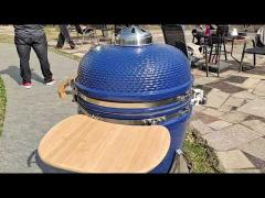 SGS Red Ceramic Kamado Grill 31.8cm Mini Kamado Grill