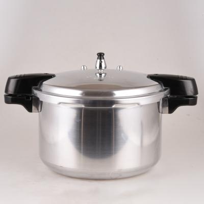 China Stocked Aluminum Alloy Pressure Cooker Outdoor 3l 4l 5l 7l 9l 11l 13l Sizes Silver Body Metal Pressure Cooker for sale