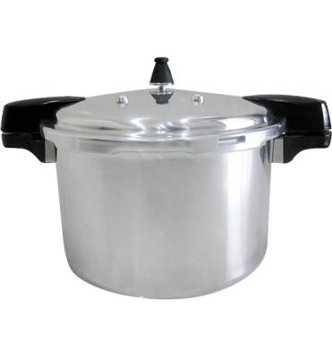 China Sustainable Double Happiness Aluminum Pressure Cooker With Mirror Polish And Bakelite Handle for sale