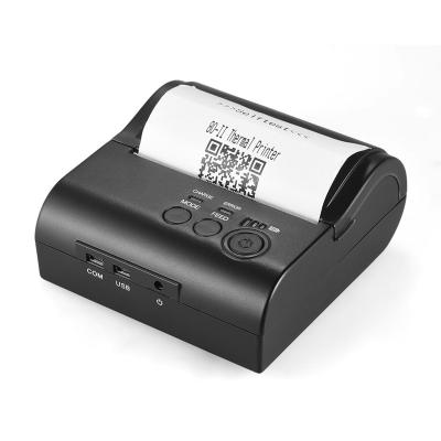 China Black And White Arabic Font 80mm Mobile Wireless Android Mini Thermal Printer for sale