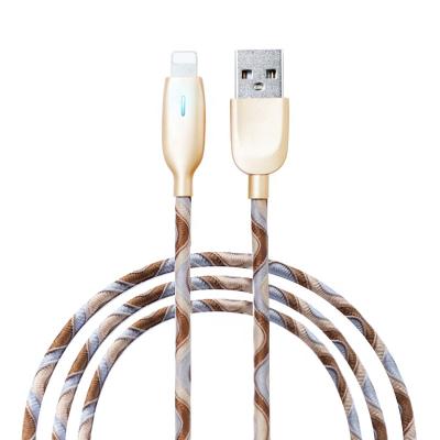 China Data Transmission& High Durable Nylon Braided 2.4A Data Transmission Protection Charging Safe Charging Data Cable for sale