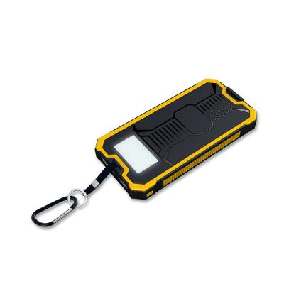 China Custom Waterproof 2020 Logo Dual USB Mobile Phone Battery Charger Solar Power Bank 161*79*17mm for sale