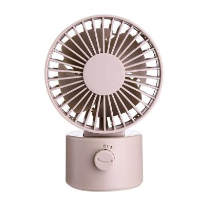 China Best Selling Portable Hotel Head Shaking Hand Stand Electric USB Rechargeable Desktop Mini Fan for sale