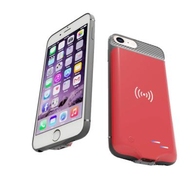 China 4000 mAh Wireless Charging Fast Shipping Portable Battery Case For Phone 6 7 8 6P 7P 8P for sale