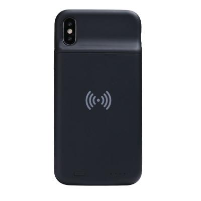 China Universal Portable Wireless Music Cell Phone Charging Protective Case, 3500mAh Power Bank Case For Phone X Battery Case With Wireless Charging for sale