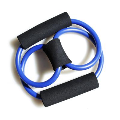 China Wholesale Home TPR Exercise Fitness Stretch Resistance Tube Band Workout Yoga Latex Pull Rope for sale