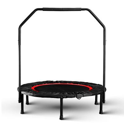 China Without Trampoline Home Indoor Jumping Net Bed Gym Exercise Fitness Equipment Portable Mini Gymnastics Folding Protector With Adjustable Handle for sale