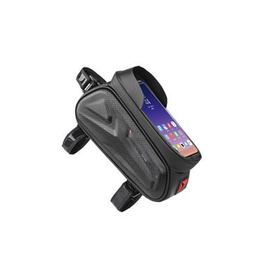 China Waterproof MTB/ROAD Cycling Tube Bag Bicycle Touch Screen Phone Holder Bag Bike Front Frame Bag for sale