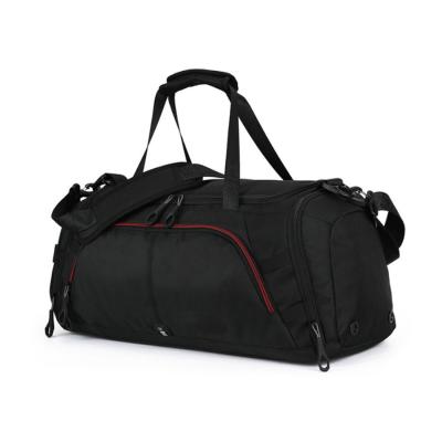 China Custom Waterproof Gymnasium Sports Bag With Hidden Shoe Compartment Gym Large Capacity Men Travel Bag for sale