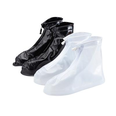 China Adult Eco-friendly Rainproof Adult Day Anti Slip PVC Shoe Cover With Rubber Sole Sneaker Protect Cover for sale