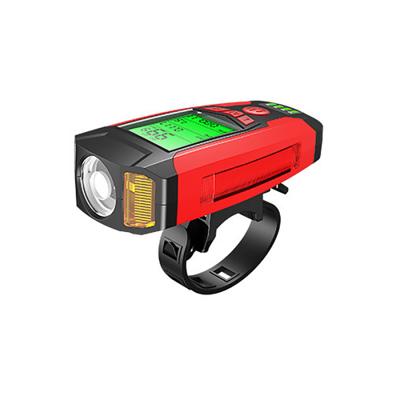 China Outdoor Riding Sports Cycling Bike Mountain Bike Led Headlight USB Rechargeable Cycling Front Bicycle Light With Horn for sale