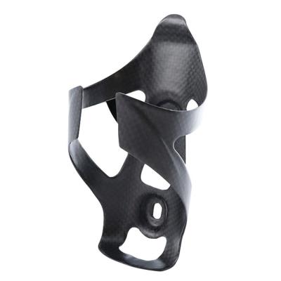 China Hot Selling Sports Carbon Fiber Texture Bike Bottle Cage Plastic Bicycle Water Bottle Holder Outdoor Mount Holder for sale