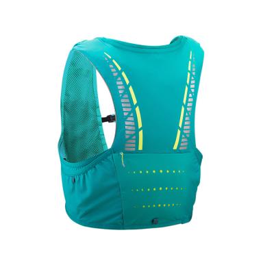 China Breathable Outdoor Training Running Hydration Backpack Bag Vest Soft Water Bladder Flask Jacket For Marathon Running A0125 for sale