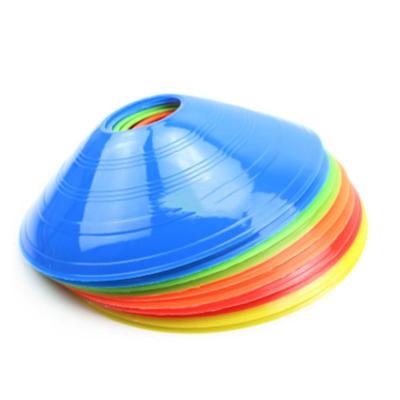 China Custom Plastic PE Sports Training Soccer Cones Soccer Equipment Agility Disc Field Marker Speed ​​Training Spotting Disc for sale