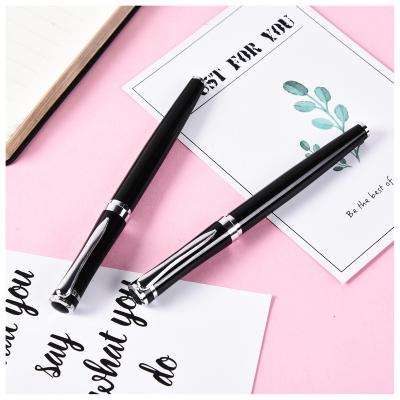 China office & Business Luxury Black Pen Twist Pen Personalized Metal Best Writing Ballpoint Pen Gift Metal Pen High Quality Custom Logo School for sale