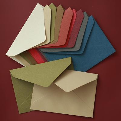 China 9 Plain Antique Blank Colored Paper Envelopes Retro Wedding Envelope Business Envelope Graduation Baby Shower Greeting Card Antique for sale